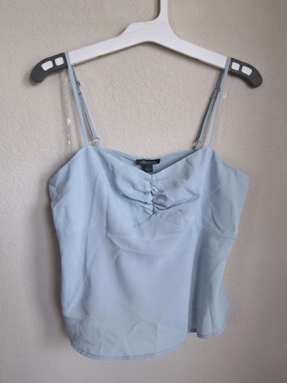 wild fable Teal Ruched Bust Tank NWT S